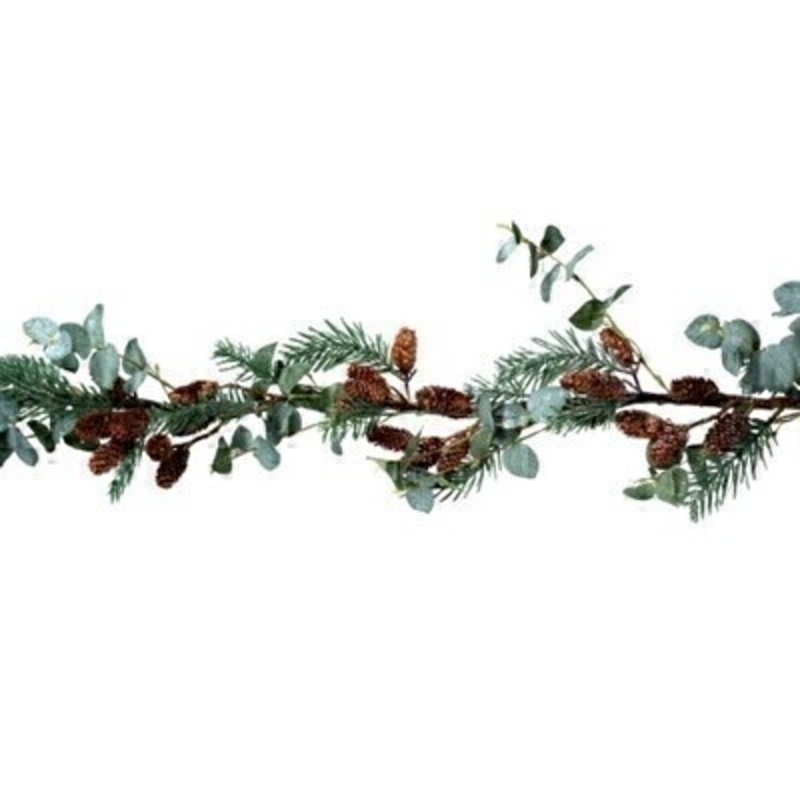 Eucalyptus Fir and Cone Garland Gisela Graham \ Gifts Liverpool